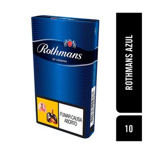 Cigarrillos Rothmans azul x10und