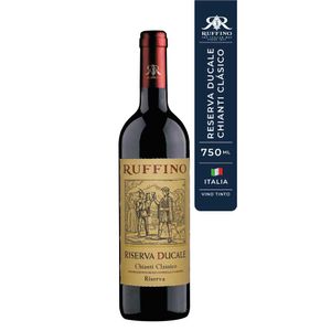 Vino tinto Ruffino chianti riserva ducales x750ml