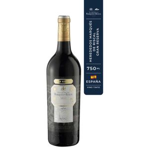 Vino tinto Marques de Riscal Rioja x750ml
