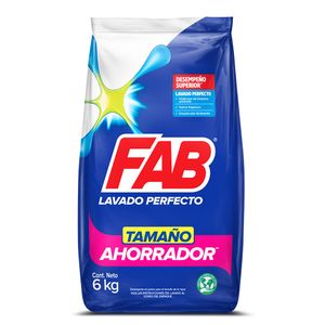 Detergente Fab floral en polvo x6kg