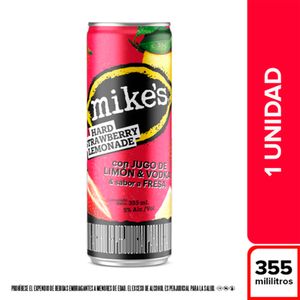 Vodka Mikes Hard strawberry lemonade lata x355ml