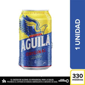 Cerveza Aguila Original lata x330ml
