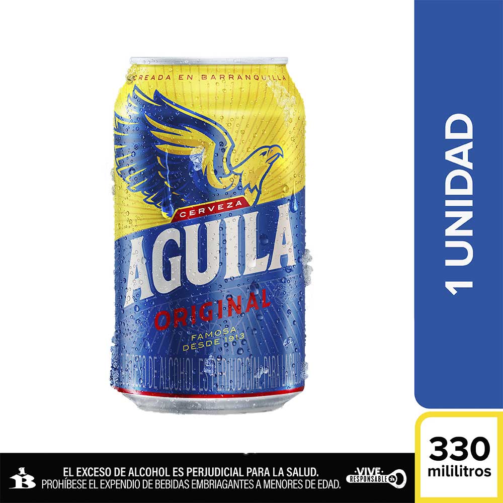 Cerveza Aguila Original Lata   
