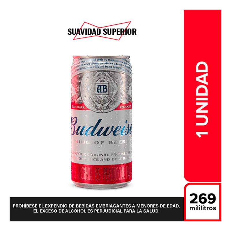 Cerveza Budweiser Lata 