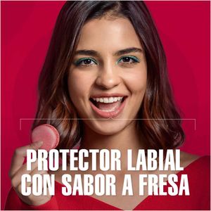 Protector labial Chapstick de fresa protege los labios de la resequedad x1und