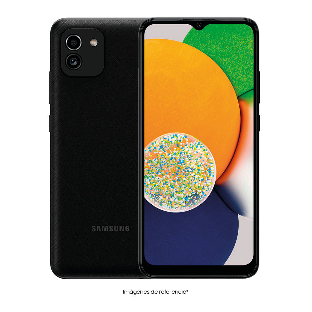 Celular Samsung Galaxy A03 6,5" 64GB Negro