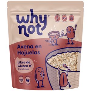 Avena Why Not hojuelas sin gluten x1000g