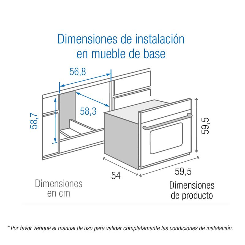 Horno Challenger Mixto Hg 2560 Negro