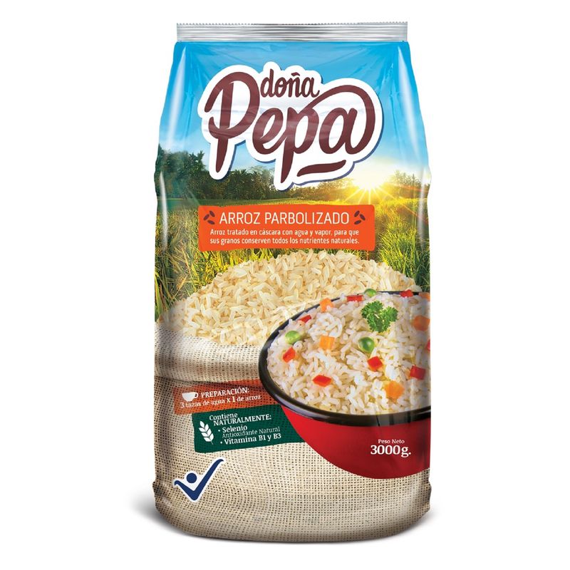 Arroz Doña Pepa Parbolizado X3000g | Tiendas Metro