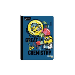 Cuaderno cosido Minions mediano 50 hojas 1 mat rayado Norma