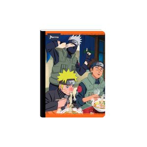 Cuaderno cosido Naruto mediano 100 hojas cuadriculado Norma