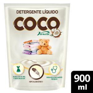 Detergente Coco Varela hipoalergénico doypack x900ml