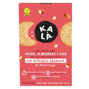 Galleta Kala avena almendras y chía x216g