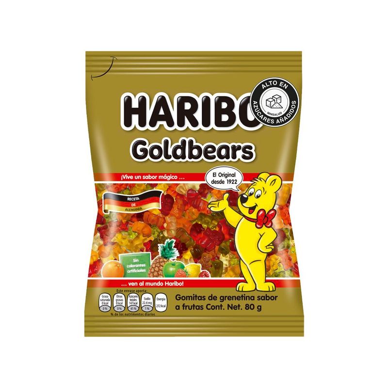 Gomitas Haribo Goldbears X80g - Tiendas Jumbo