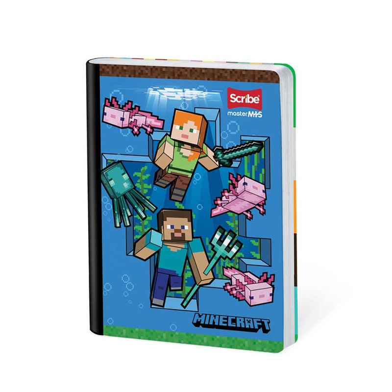 Cuaderno Minecraft 100h Cuadriculado Scribe Tiendas Jumbo 1699