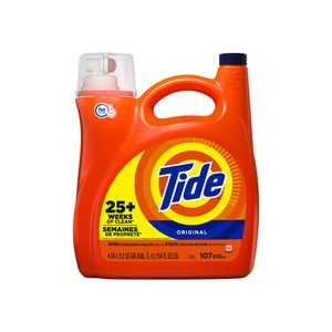 Detergente Tide liquido original 107 lavadasx4.55L