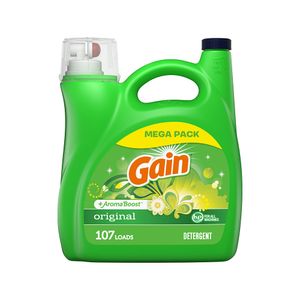 Detergente Gain liquido original 107 lavadas x5L