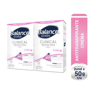Desodorante Balance Clinical Care Mujer x2und x50g c/u