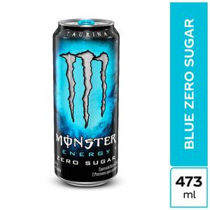 Bebida energizante Monster blue zero lata x473ml
