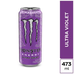 Bebida energizante Monster ultra violet lata 473ml