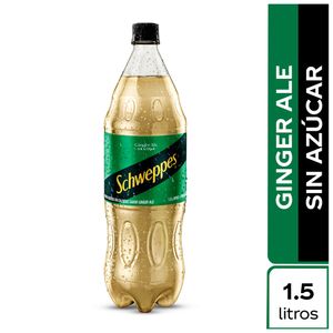 Gaseosa Schweppes ginger sin azúcar x1.5l