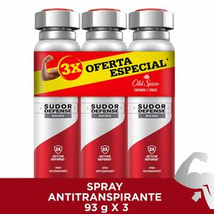 Antitranspirante Old Spice aerosol sudor defense x3und x150ml c-u