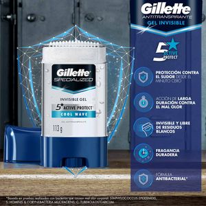 Gel Antitranspirante Gillette Specialized Cool Wave x113g