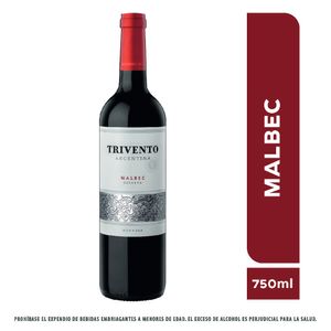 Vino tinto Trivento reserve malbec botella x750ml