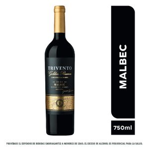 Vino Trivento golden reserve botella x750cm3