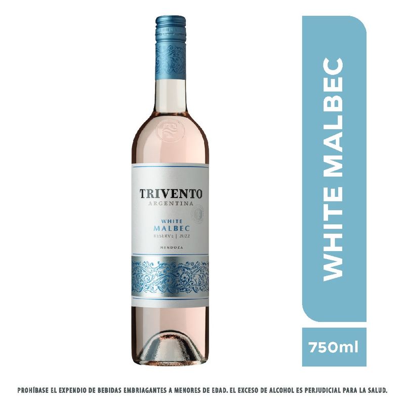 Vino Blanco Trivento White Malbec 750ml - Tiendas Jumbo