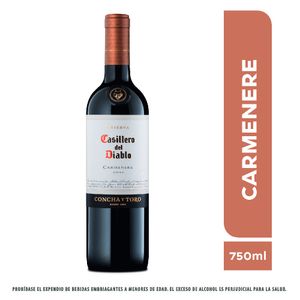 Vino Casillero Del Diablo carmenere botella x750cm3