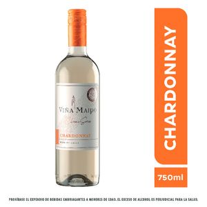 Vino blanco Maipo chardonnay x750ml