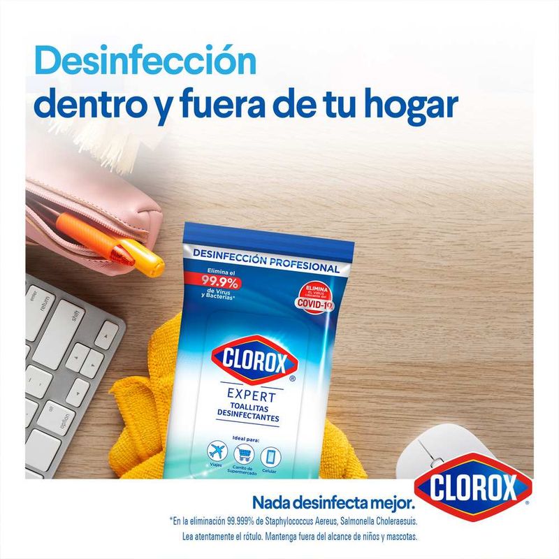 Clorox® Expert Toallitas Desinfectantes