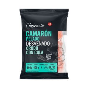 Camarón crudo Cuisine&Co 36/40 x400g