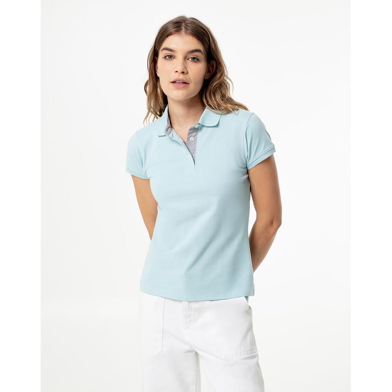 Camisetas tipo 2025 polo mujer gef