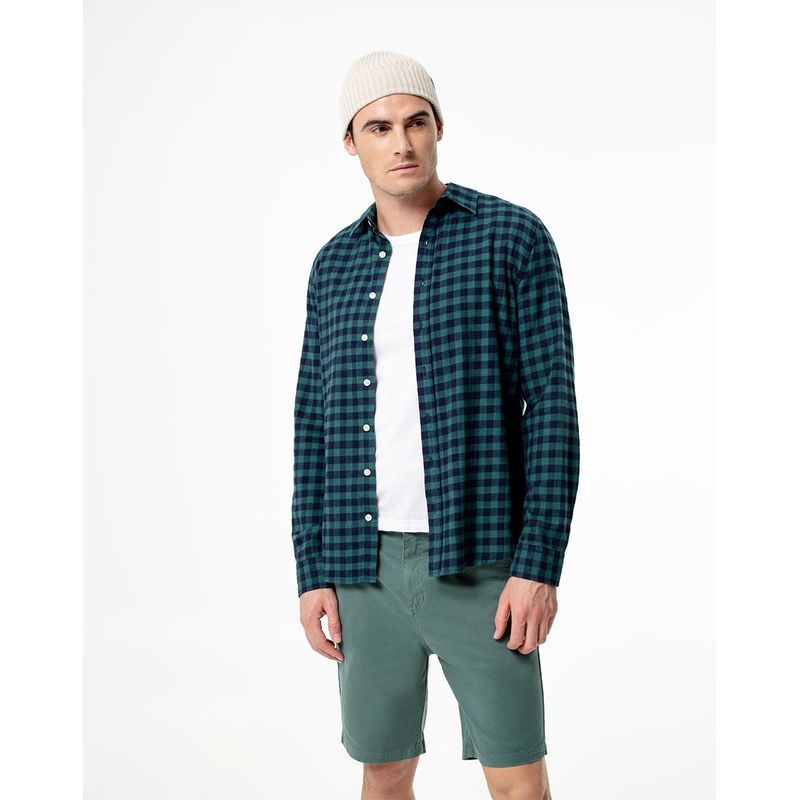 Camisa manga larga Tafetan slim fit hombre KOKE GEF Tiendas Metro