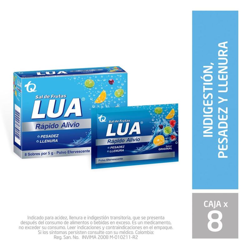 SAL DE FRUTAS LUA PLUS X 8 UND