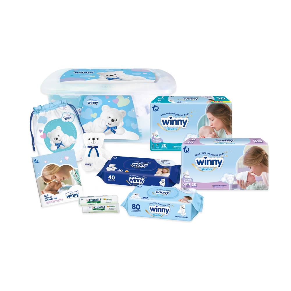 Winny Gold Kit baby shower x8und Tiendas Metro