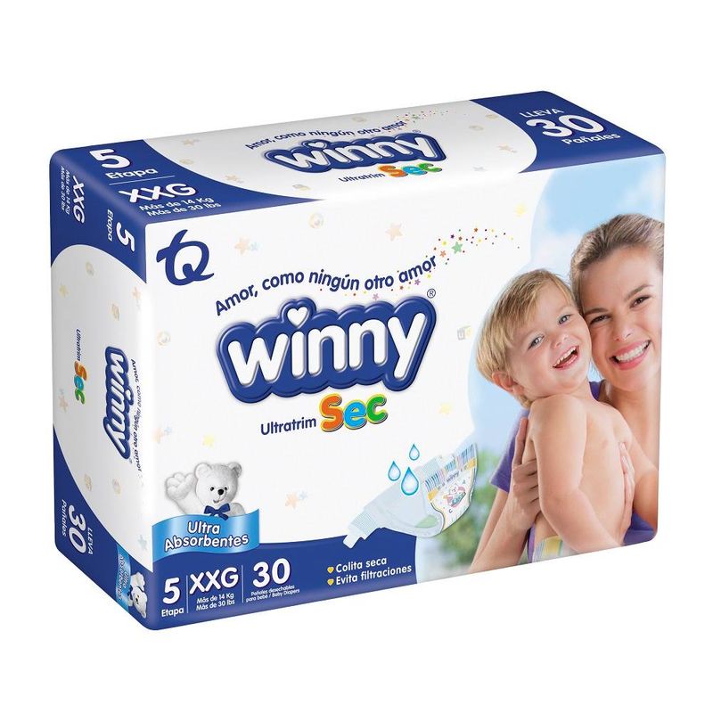 Pañales Winny Ultratrim Sec etapa 5 x30und Tiendas Jumbo