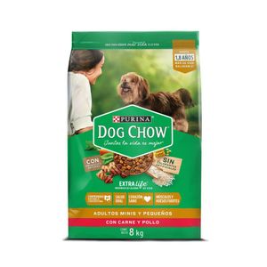 Comida para perro Dog Chow Adultos minis y pequeños x8kg