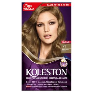 Tinte Koleston kit tono 71 Rubio Cenizo Mediano x1und