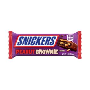 Chocolate Snickers peanut brownie x34g