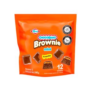 Brownie Chocoramo mini arequipe x12und x20g c-u