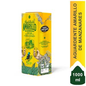 Aguardiente Amarillo De Manzanares 24° x1000ml