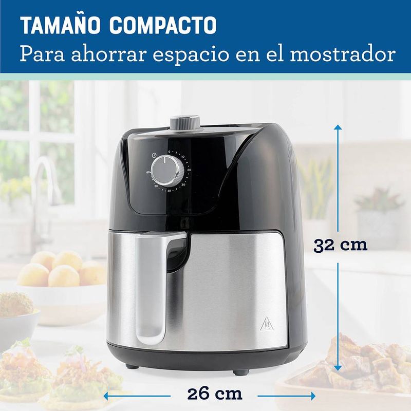 Freidora De Aire Oster Digital 4 litros Diamond Force 2175455 - Tiendas  Metro