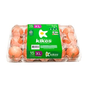 Huevos Kikes rojos XL x15und