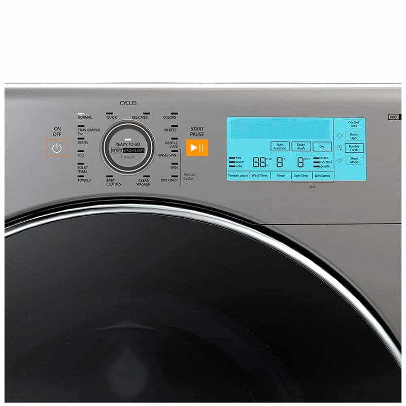 Lavadora Secadora Whirlpool 10kg 7MWFC5090KC Cromo - Tiendas Metro