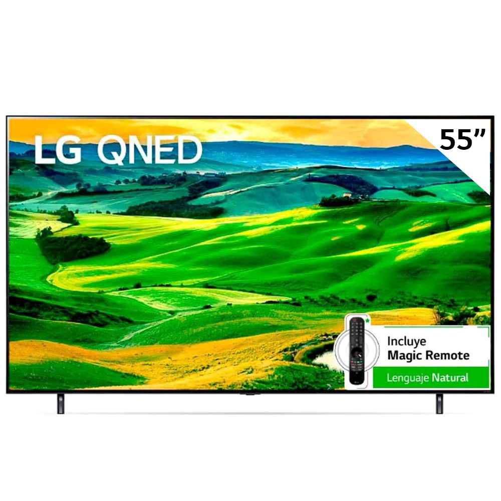 Televisor LG 55" QNED UHD 4K webOS Smart 55QNED80SQA