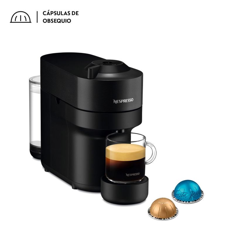 Máquina Nespresso Vertuo Pop color Negro | Tiendas Metro