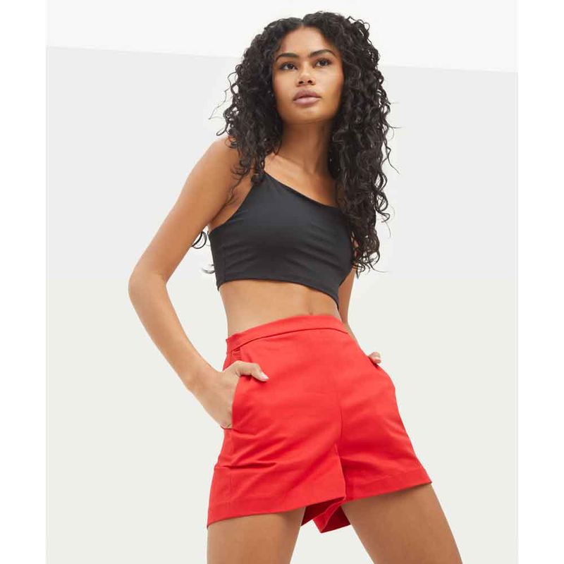 Shorts rojos para mujer sale